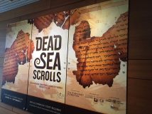 Dead Sea Scroll exhibit